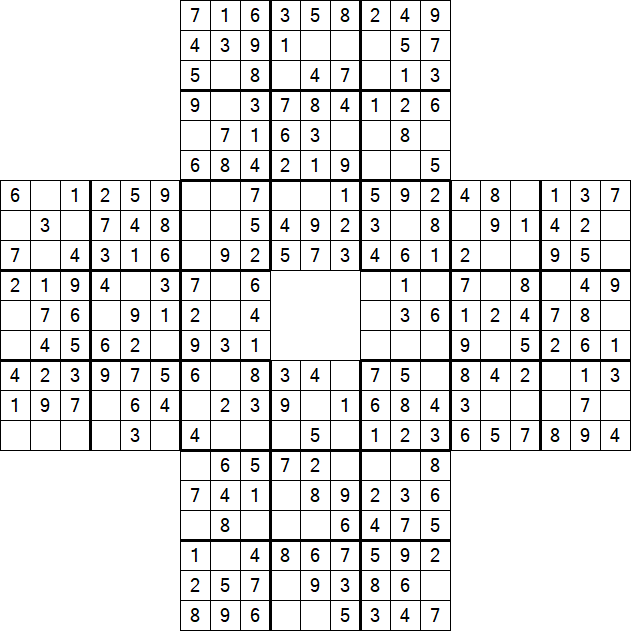 Sohei Sudoku - Easy