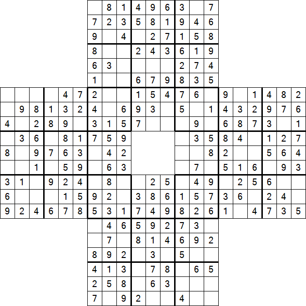 Sohei Sudoku - Easy