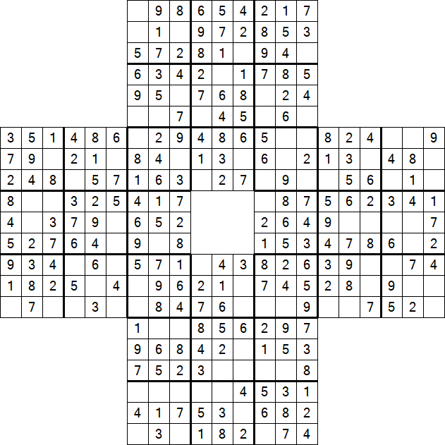 Sohei Sudoku - Easy