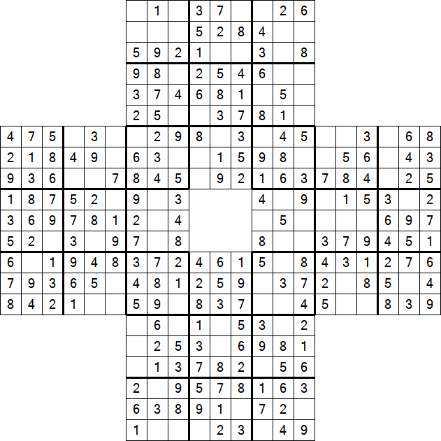 Sohei Sudoku - Easy