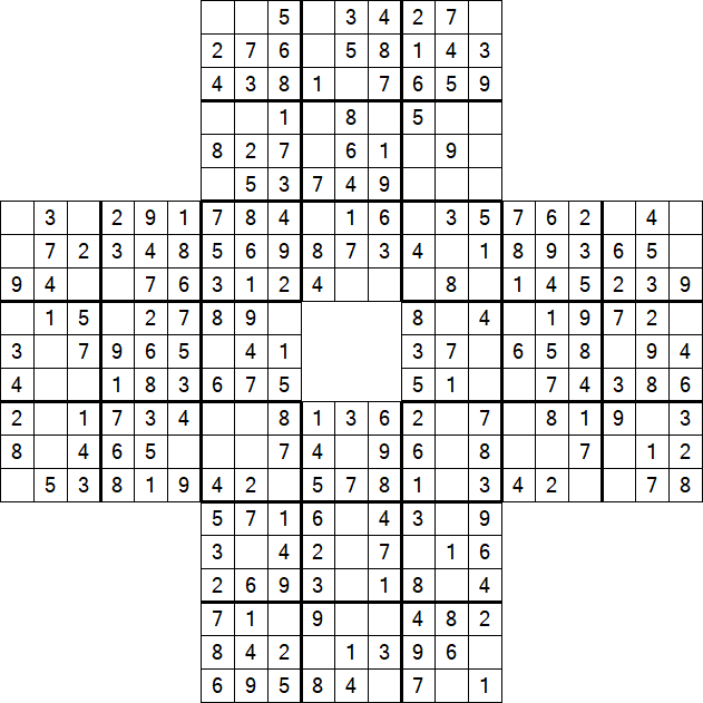 Sohei Sudoku - Easy