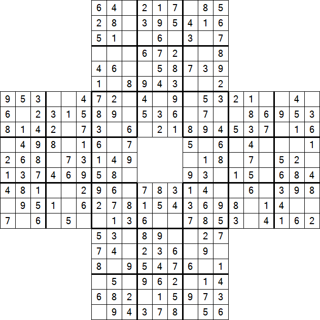 Sohei Sudoku - Easy