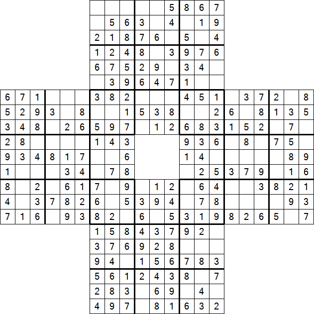 Sohei Sudoku - Einfach