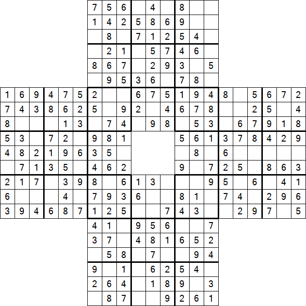 Sohei Sudoku - Easy