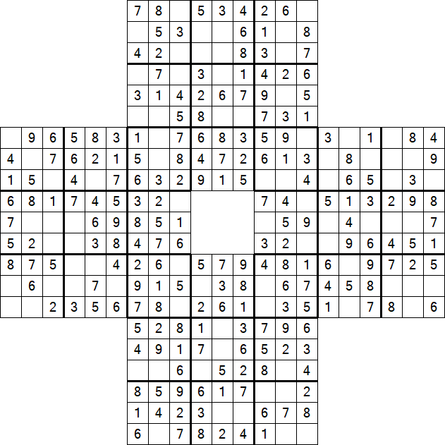Sohei Sudoku - Easy
