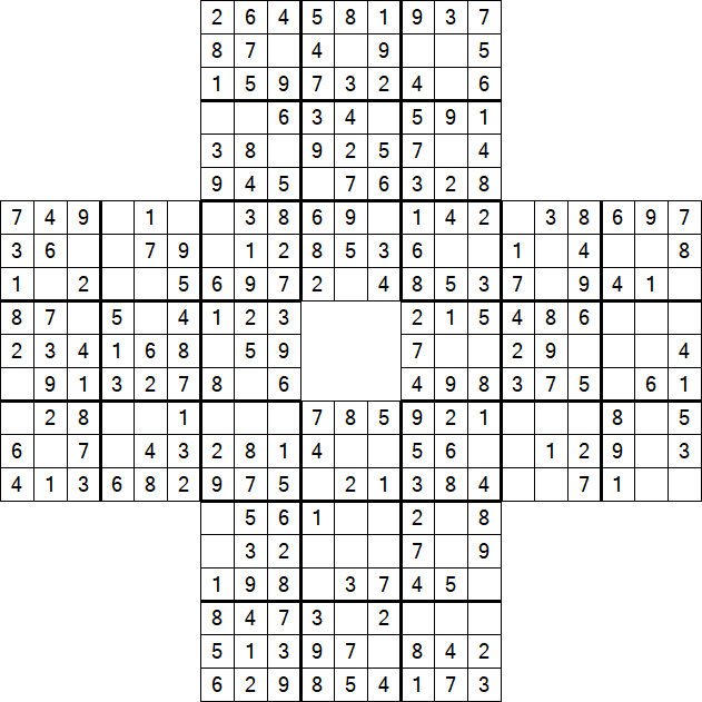 Sohei Sudoku - Easy