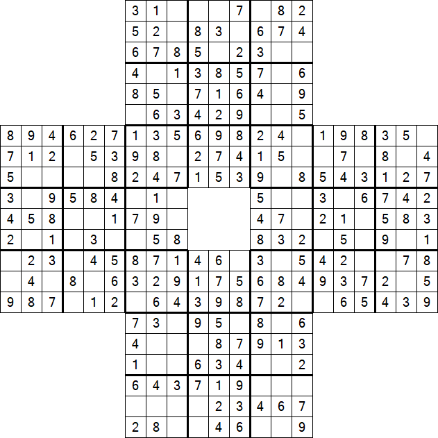 Sohei Sudoku - Einfach