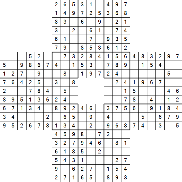 Sohei Sudoku - Easy