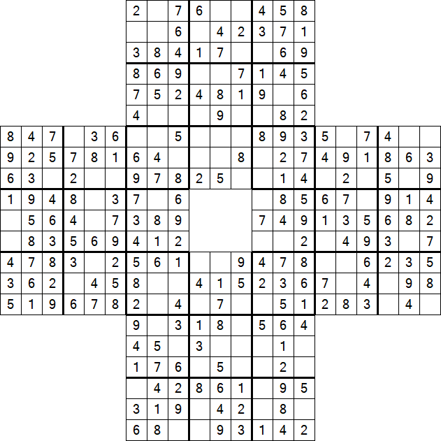 Sohei Sudoku - Einfach