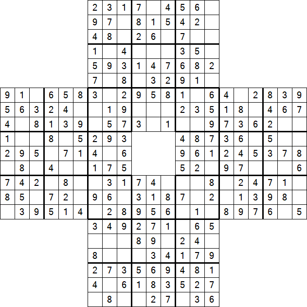 Sohei Sudoku - Einfach