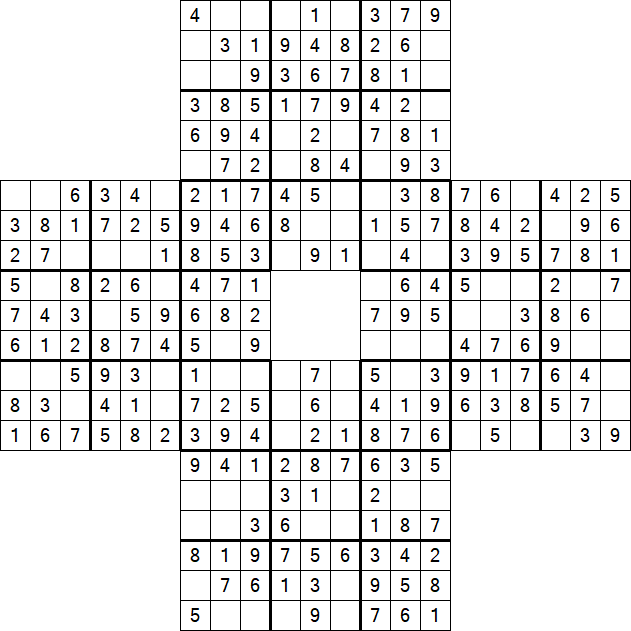 Sohei Sudoku - Fácil