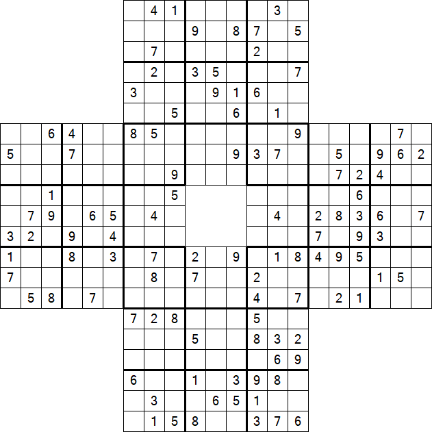 Sohei Sudoku - Difficile