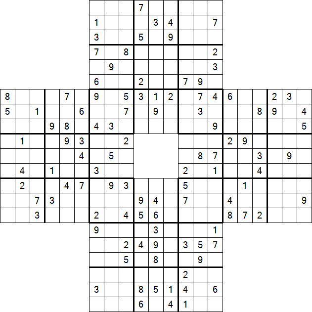 Sohei Sudoku - Difficile