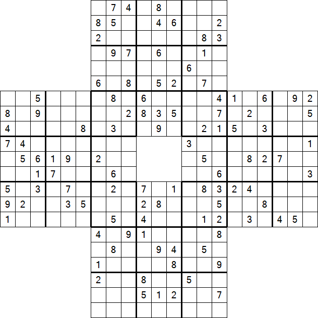 Sohei Sudoku - Difficile