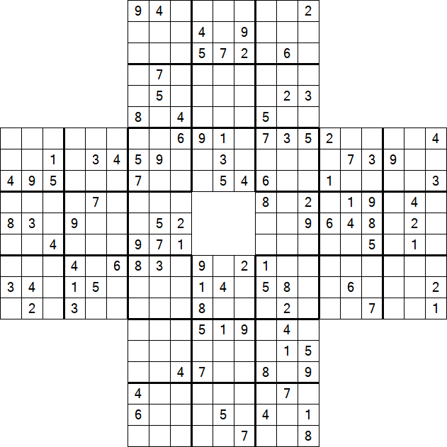 Sohei Sudoku - Difficile