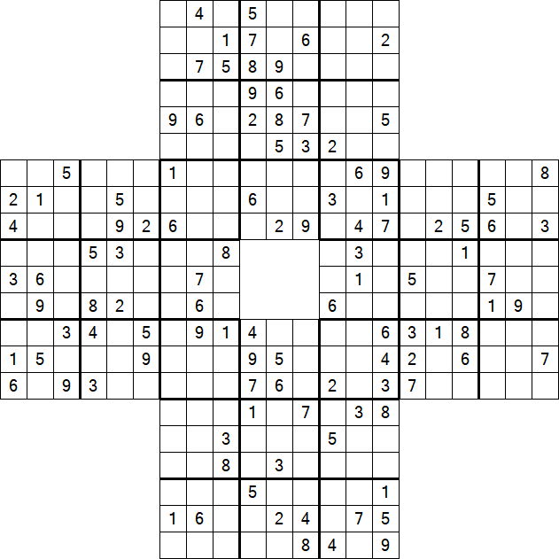 Sohei Sudoku - Difficile