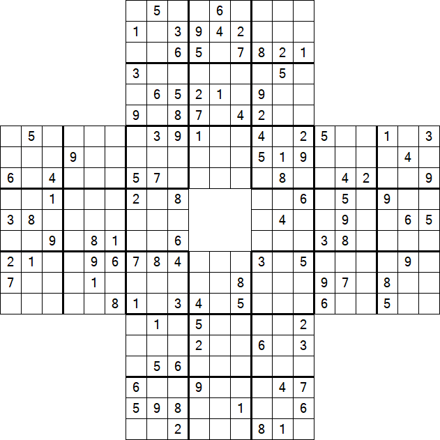 Sohei Sudoku - Difficile