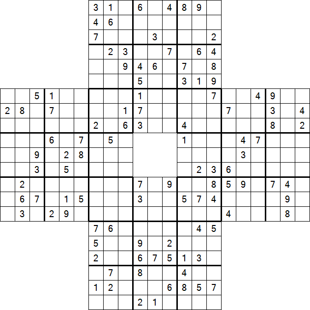 Sohei Sudoku - Difficile