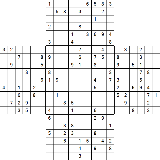 Sohei Sudoku - Schwierig