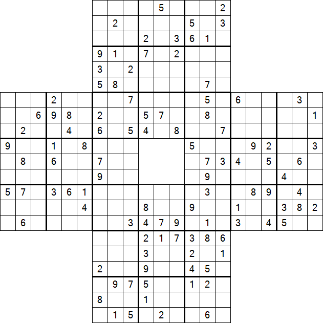 Sohei Sudoku - Schwierig