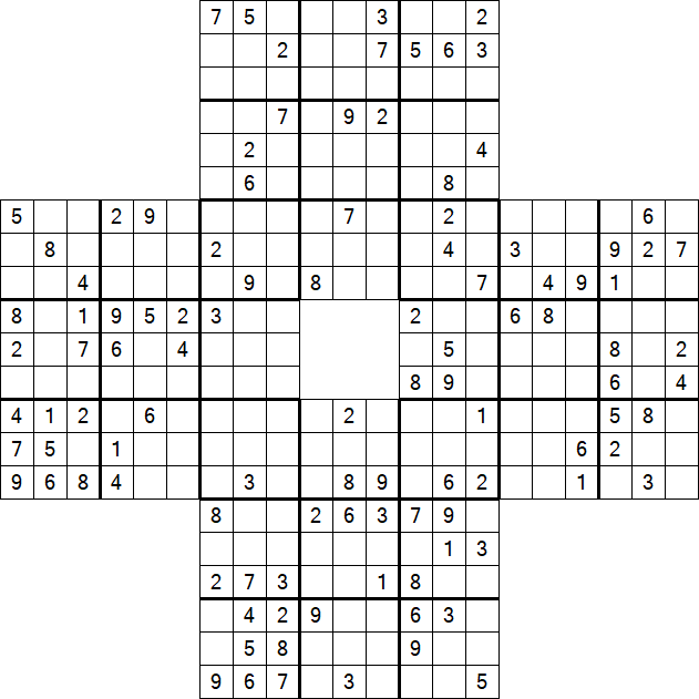 Sohei Sudoku - Schwierig