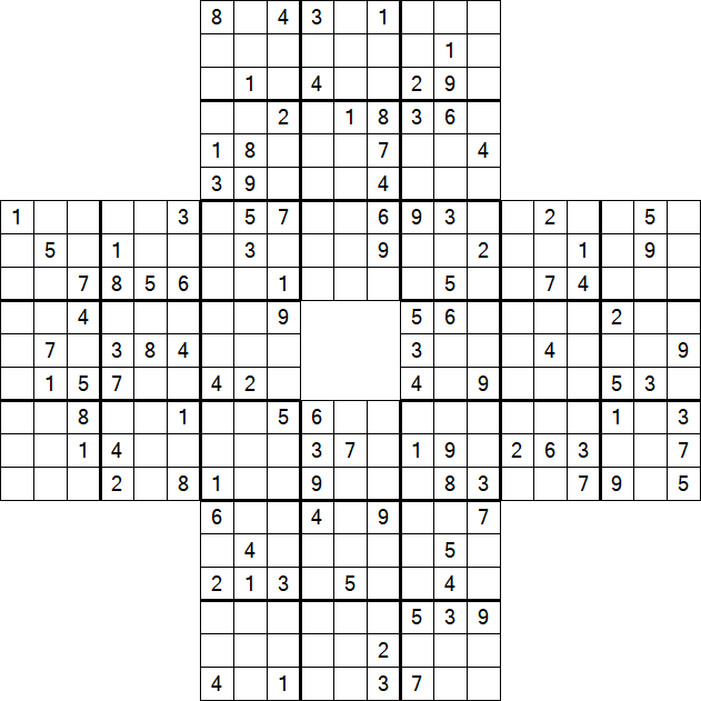 Sohei Sudoku - Difficile