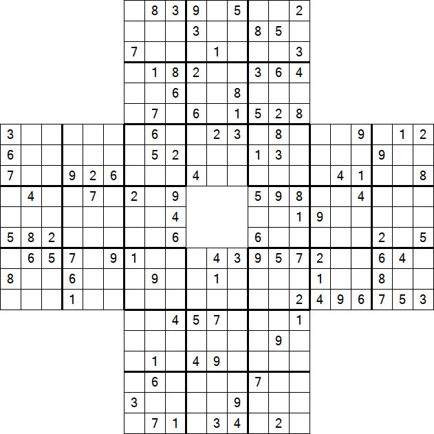 Sohei Sudoku - Difficile