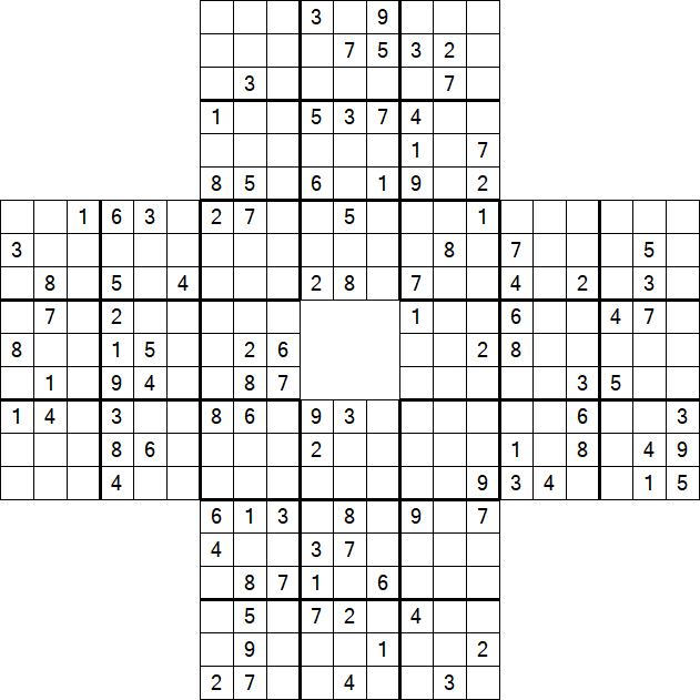 Sohei Sudoku - Difficile