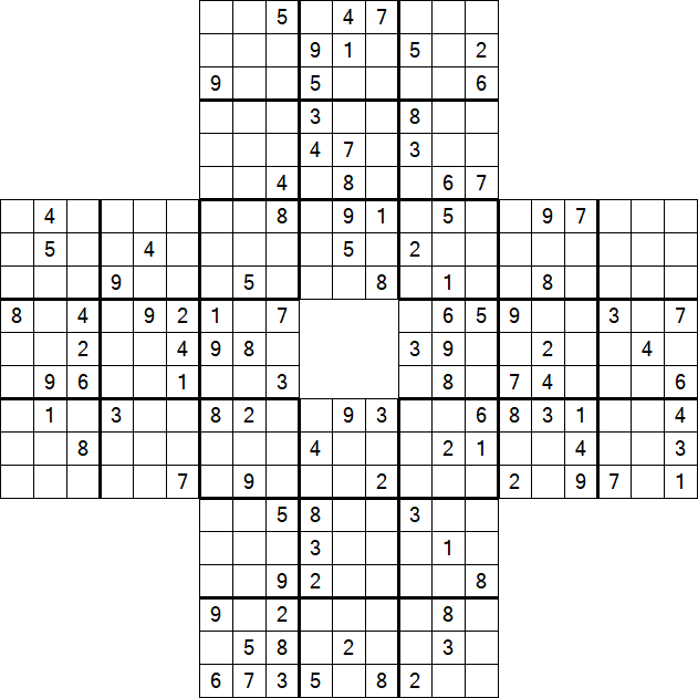 Sohei Sudoku - Difficile