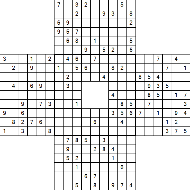 Sohei Sudoku - Difficile