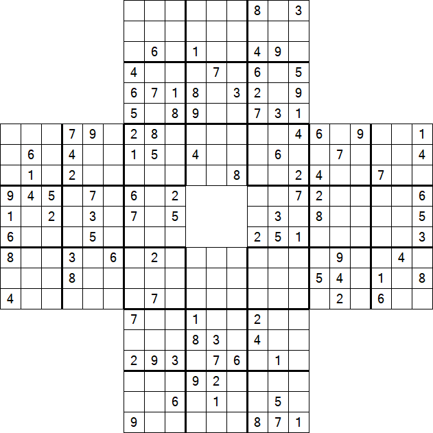 Sohei Sudoku - Difficile