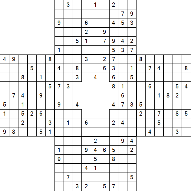 Sohei Sudoku - Difficile