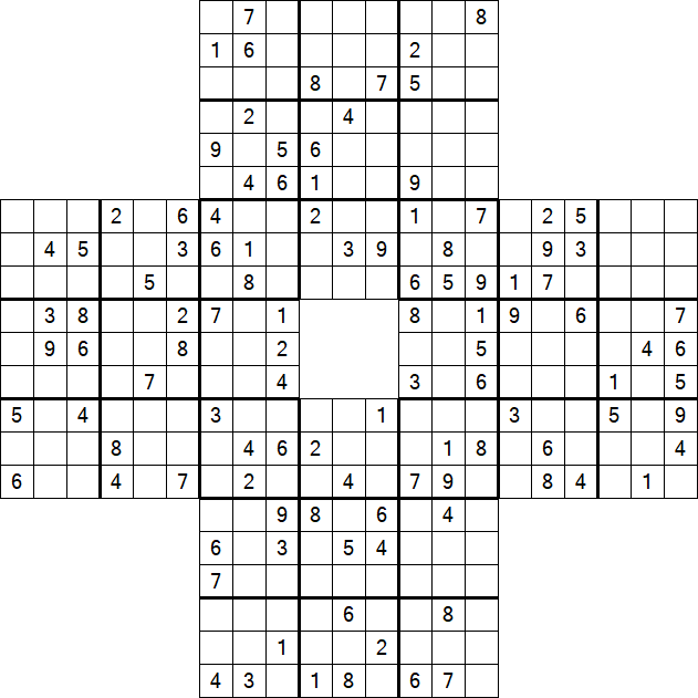 Sohei Sudoku - Difficile