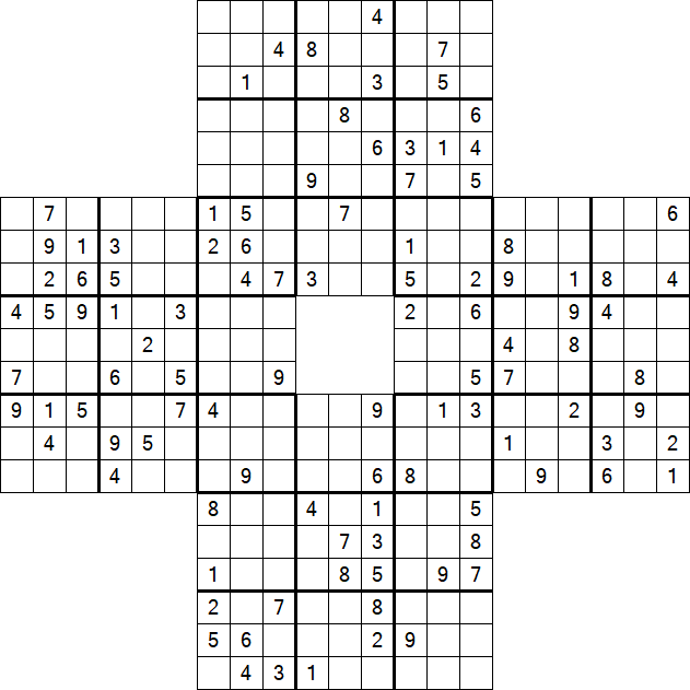 Sohei Sudoku - Difficile