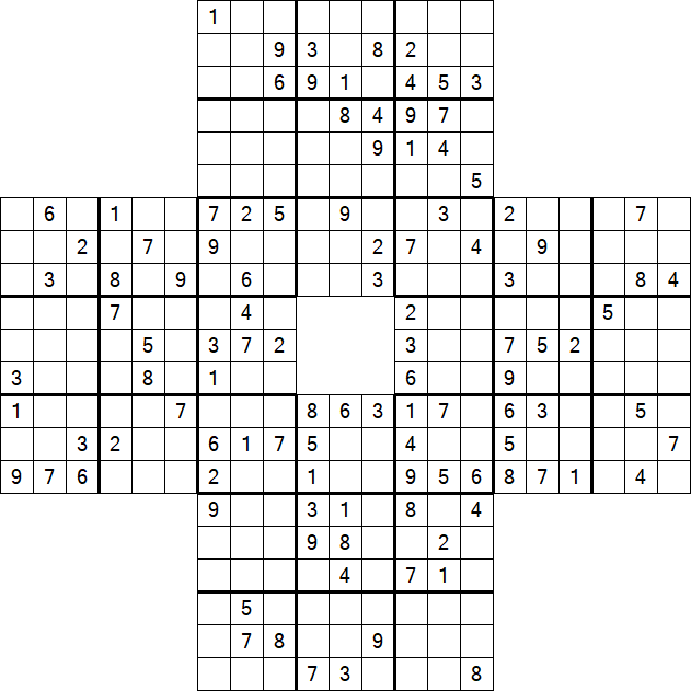 Sohei Sudoku - Difficile