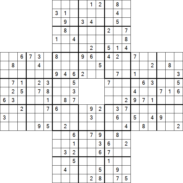 Sohei Sudoku - Difficile