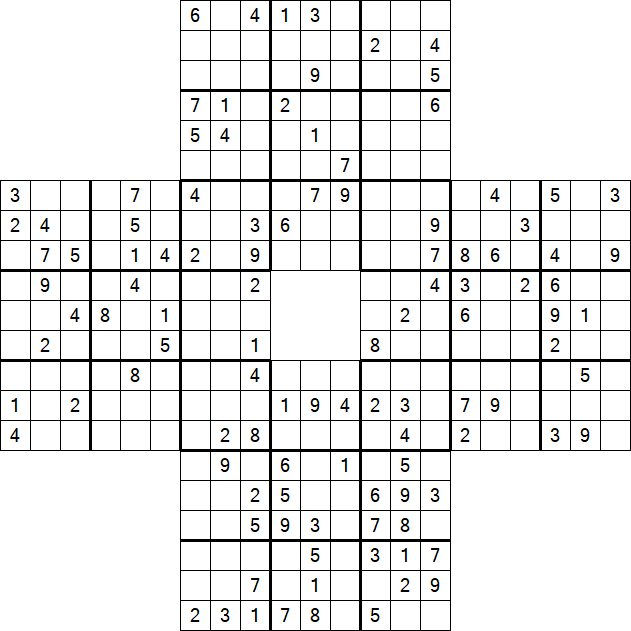 Sohei Sudoku - Difficile