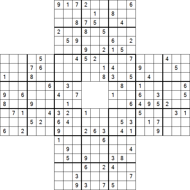 Sohei Sudoku - Difficile