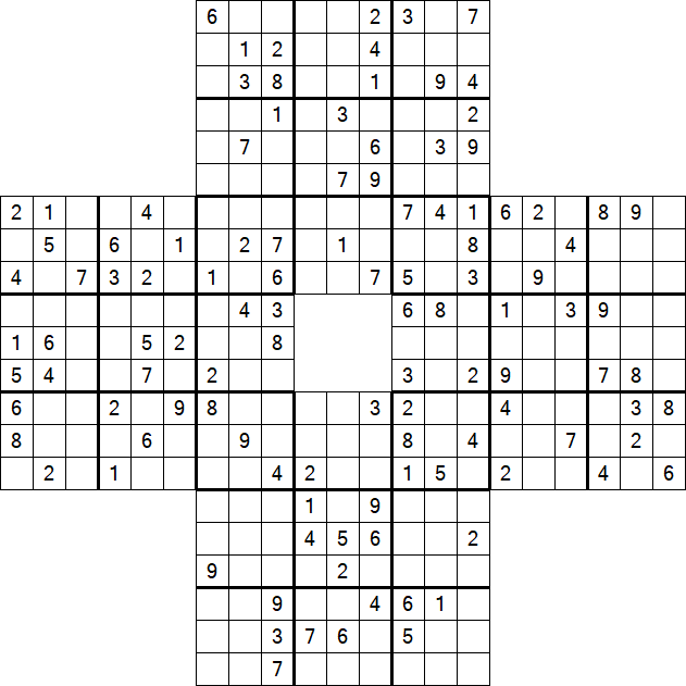 Sohei Sudoku - Difficile