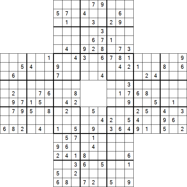 Sohei Sudoku - Difficile