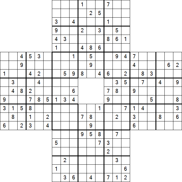 Sohei Sudoku - Difficile