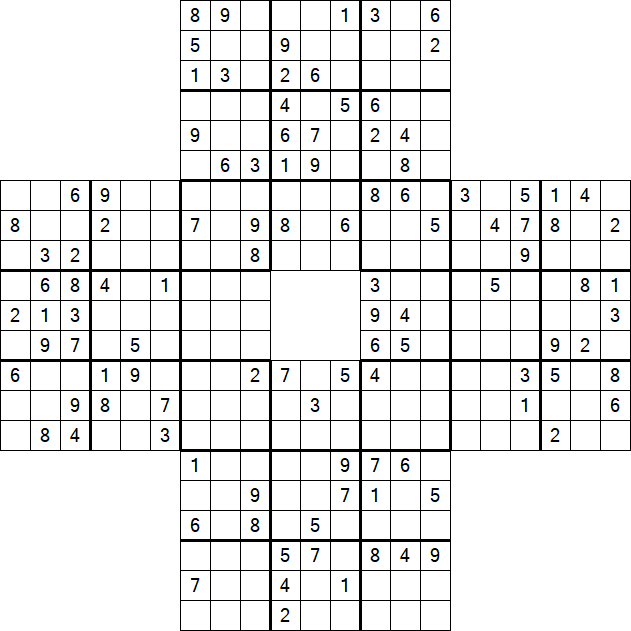 Sohei Sudoku - Schwierig