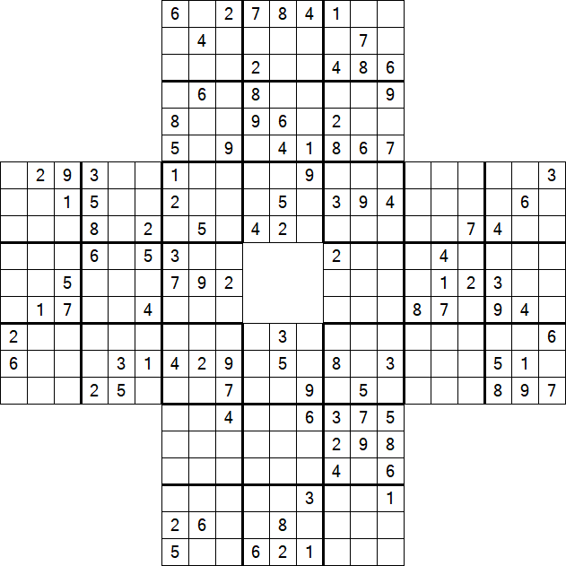 Sohei Sudoku - Schwierig