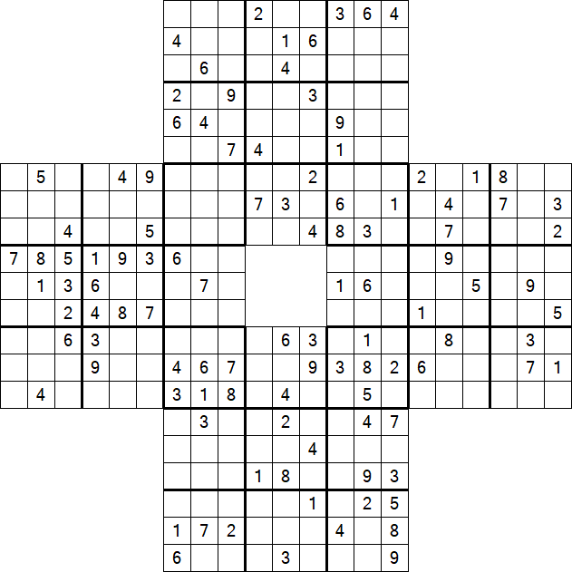 Sohei Sudoku - Schwierig