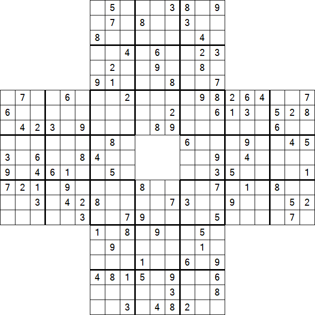 Sohei Sudoku - Schwierig