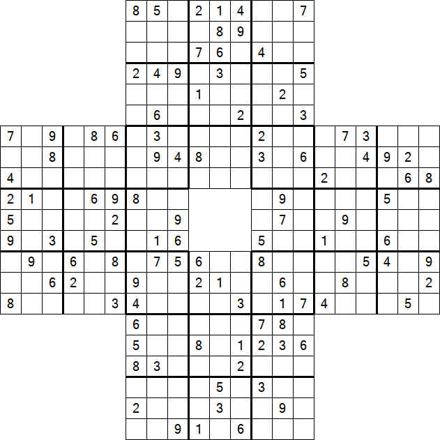 Sohei Sudoku - Schwierig