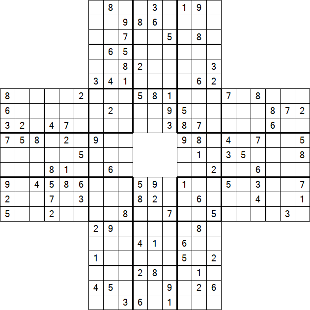 Sohei Sudoku - Schwierig