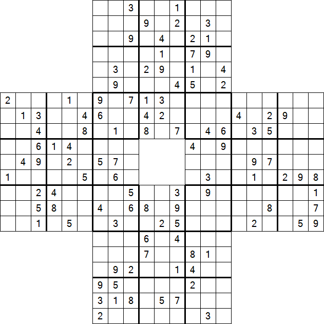 Sohei Sudoku - Difficile