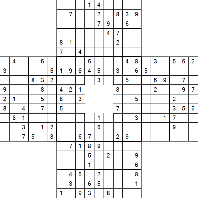 Sohei Sudoku - Difficile