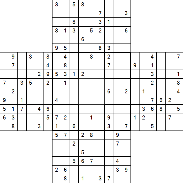 Sohei Sudoku - Difficile